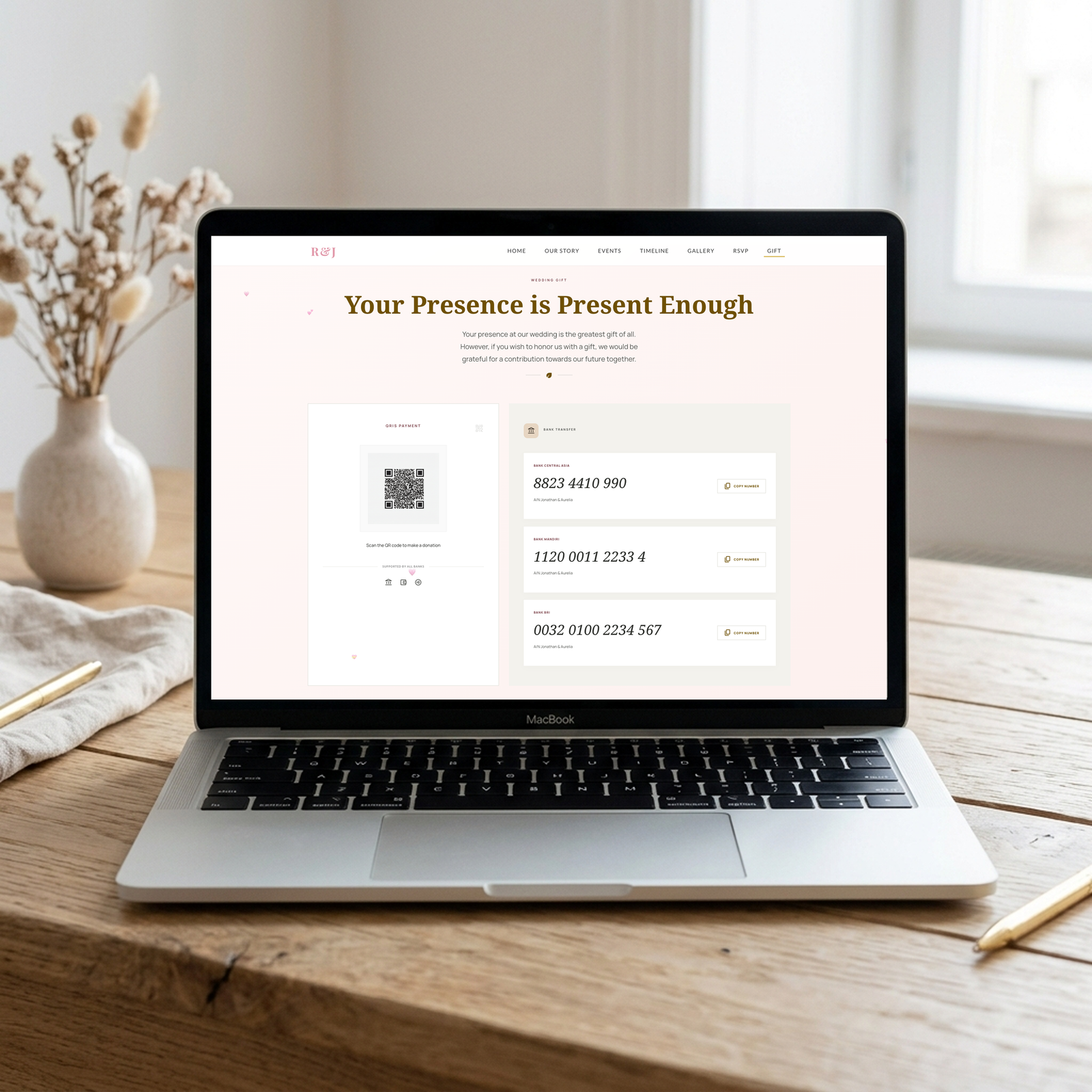 Wedding Gift Interaktif